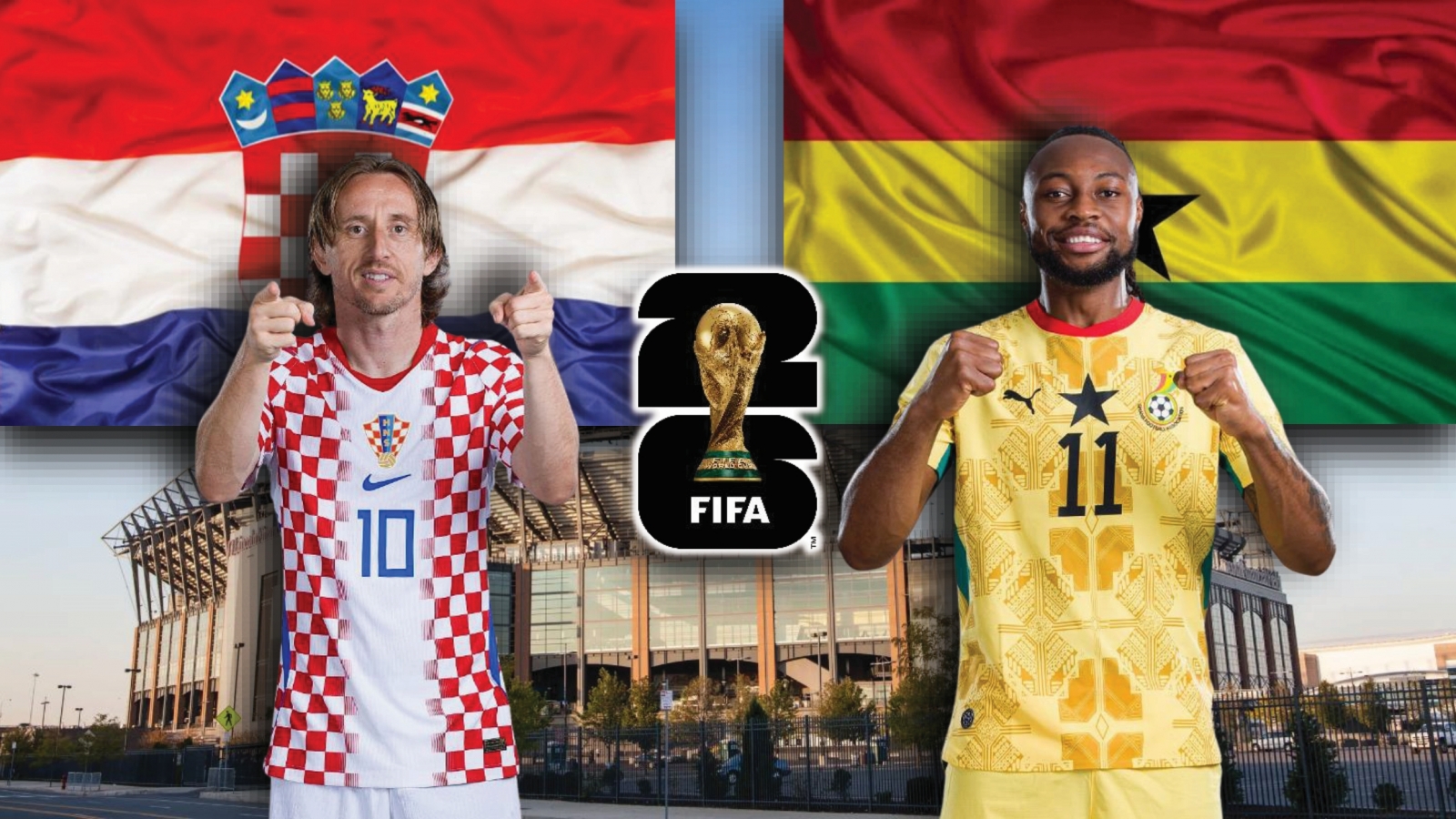 Dự đoán kết quả và đội hình ra sân trận Croatia vs Ghana bảng L World Cup 2026