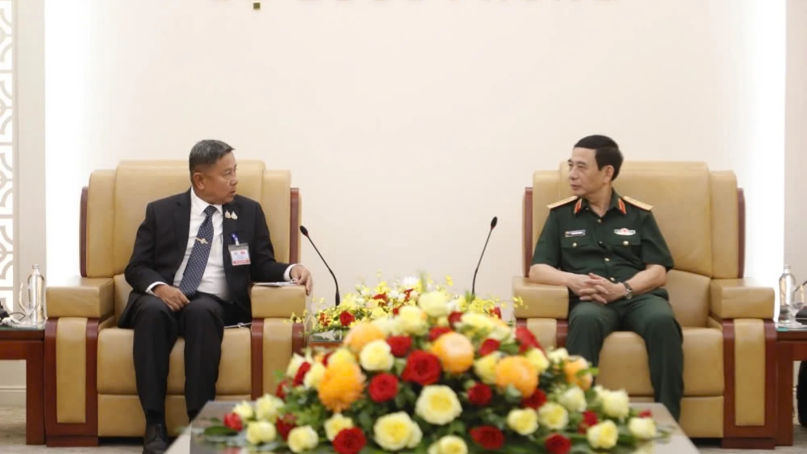Đại tướng Phan Văn Giang hội kiến Bộ trưởng Quốc phòng Thái Lan