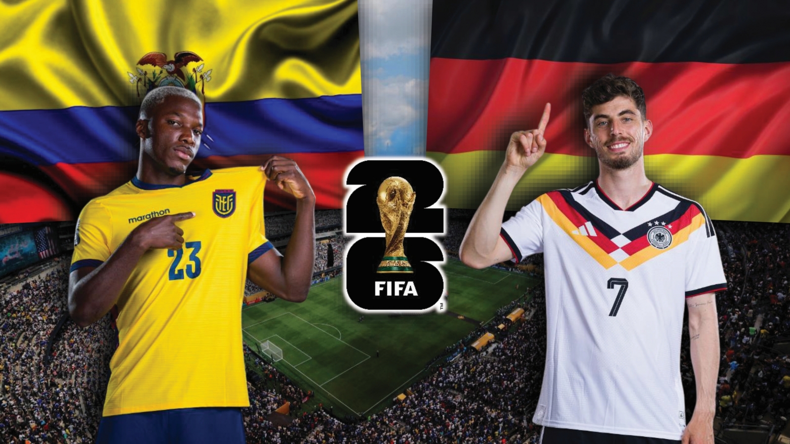 Dự đoán kết quả và đội hình ra sân trận Ecuador vs Đức bảng E World Cup 2026