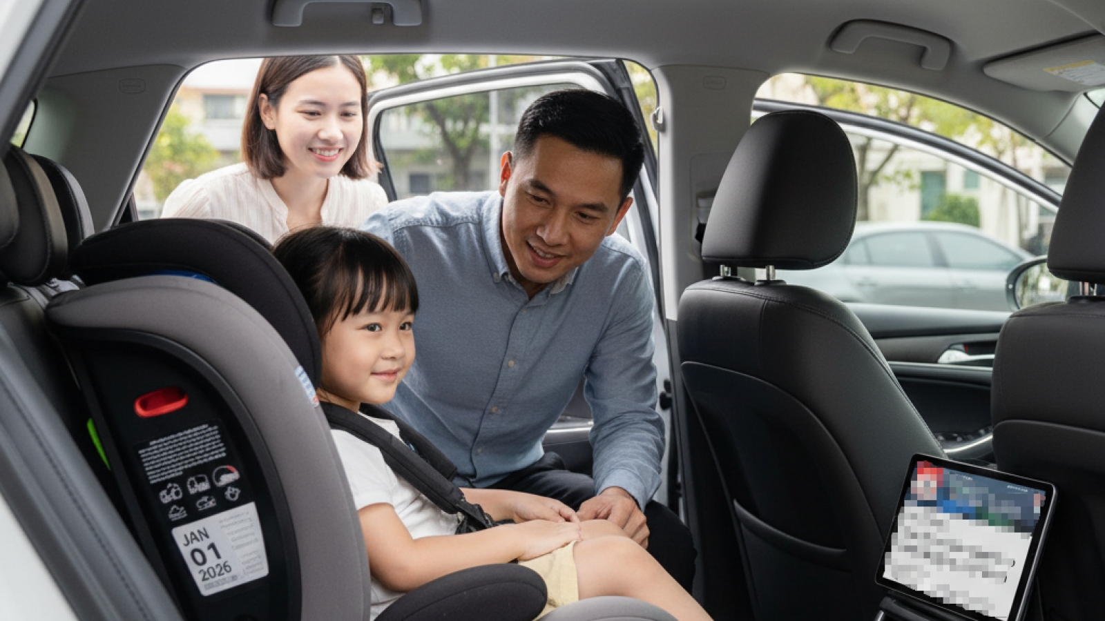 Phụ huynh tất bật tìm ghế an toàn cho trẻ trước ngày quy định có hiệu lực