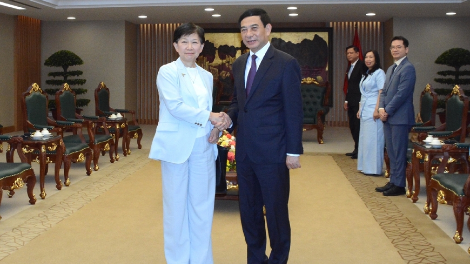 Phó Thủ tướng Phan Văn Giang tiếp Phó Tổng Thư ký Liên Hợp Quốc Izumi Nakamitsu
