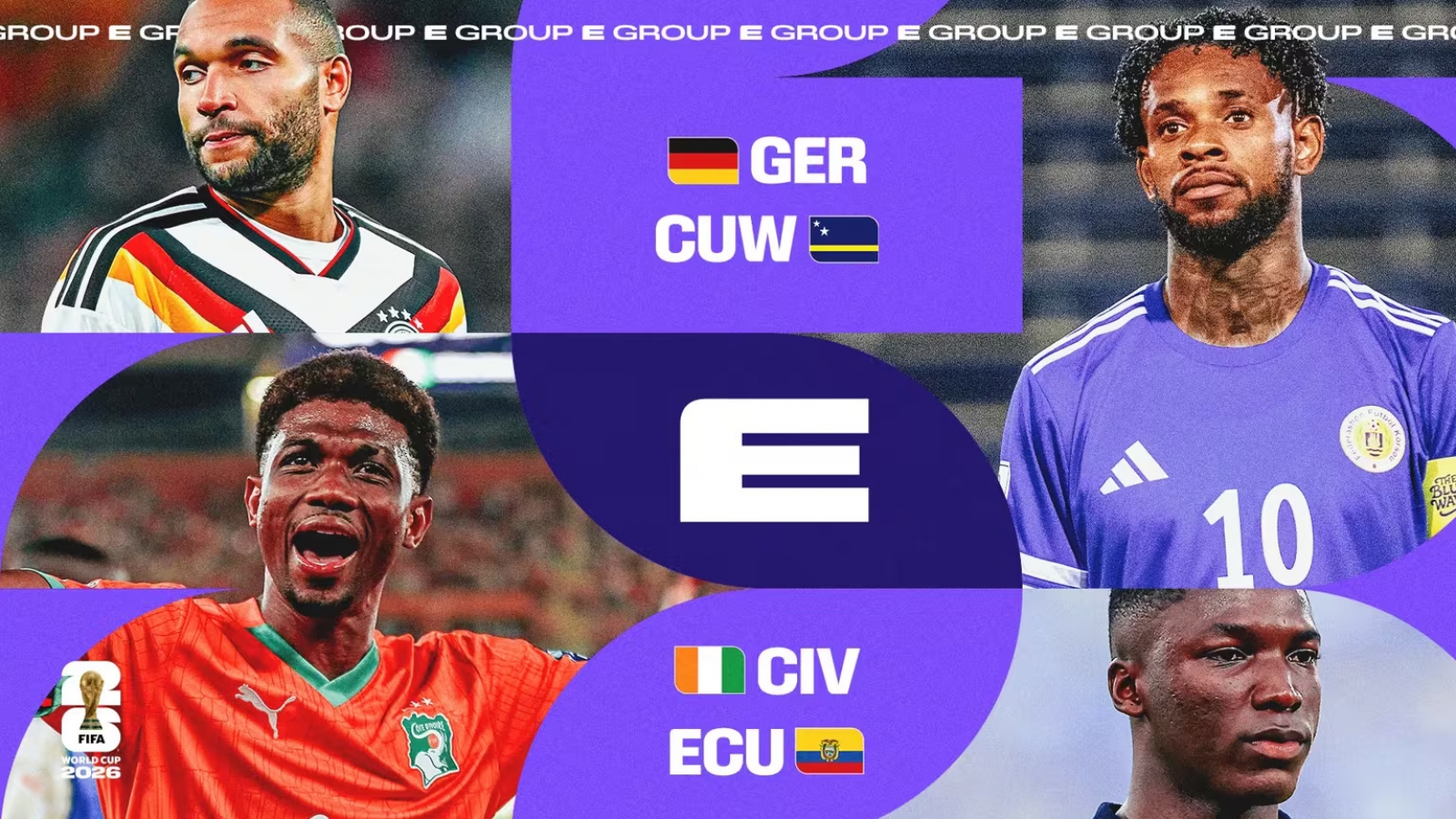 Nhận định bảng E World Cup 2026: Tuyển Đức và khát vọng trở lại đỉnh cao