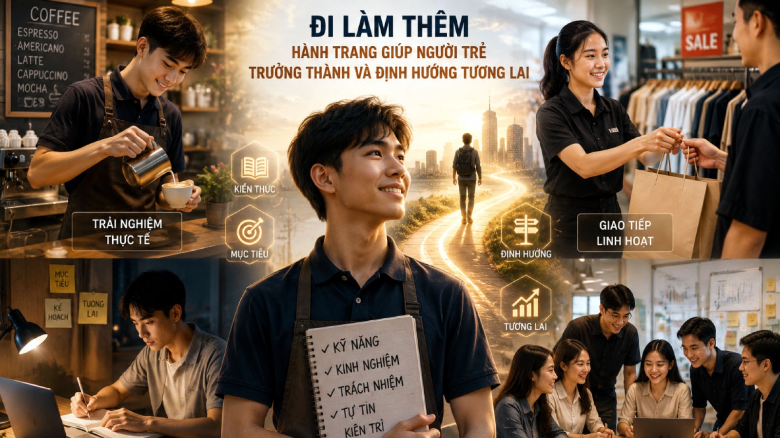 Đi làm thêm, "bảo bối" giúp người trẻ trưởng thành và định hướng tương lai