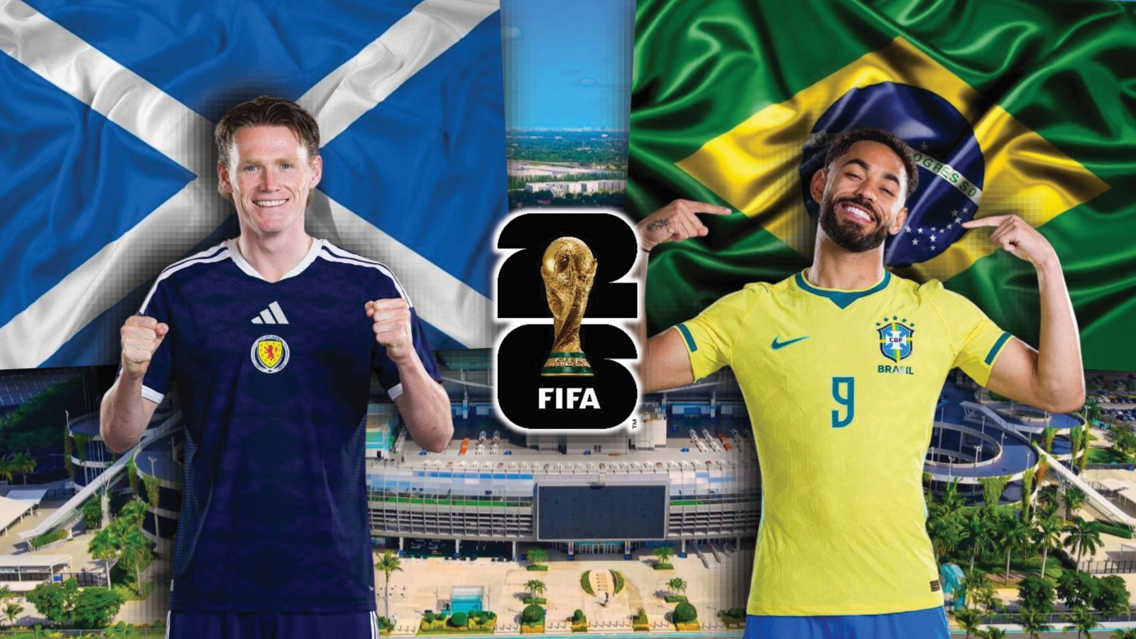 Dự đoán kết quả và đội hình ra sân trận Scotland vs Brazil bảng C World Cup 2026
