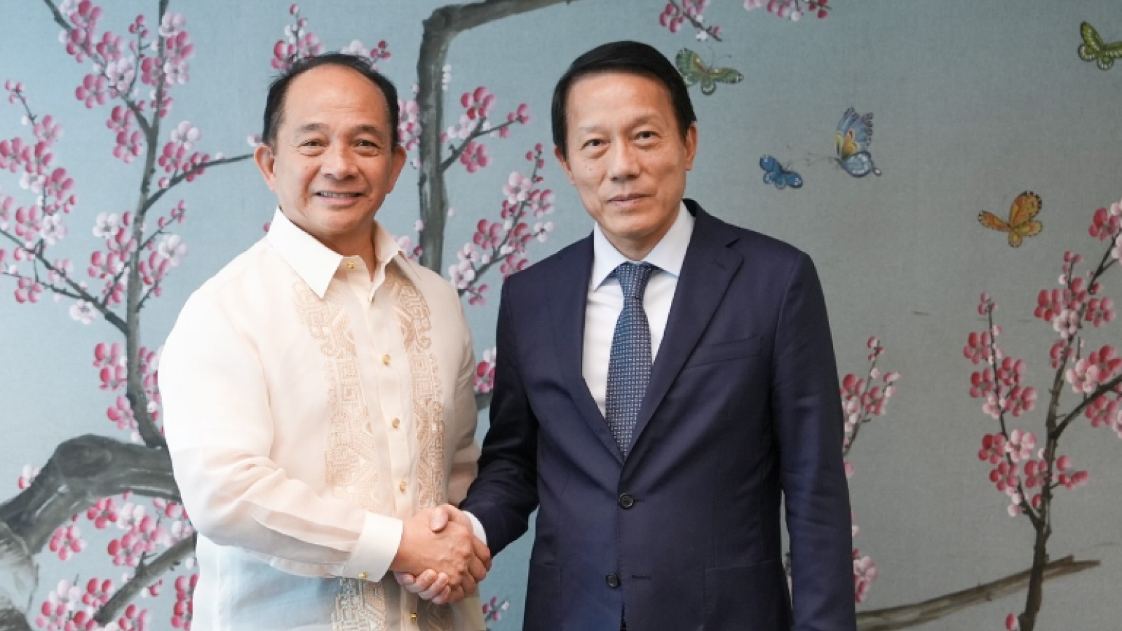 Bộ trưởng Lương Tam Quang gặp Cố vấn Hội đồng An ninh quốc gia Philippines