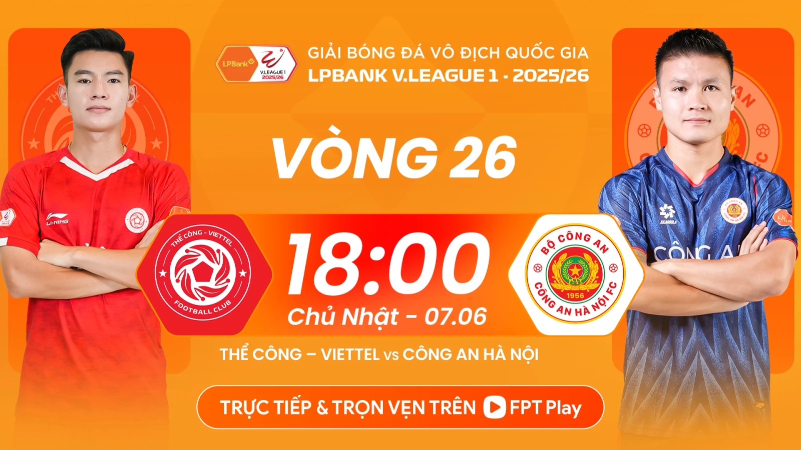 Vòng 26 V-League 2025/2026: CAHN có thể lập cột mốc lịch sử chưa từng có
