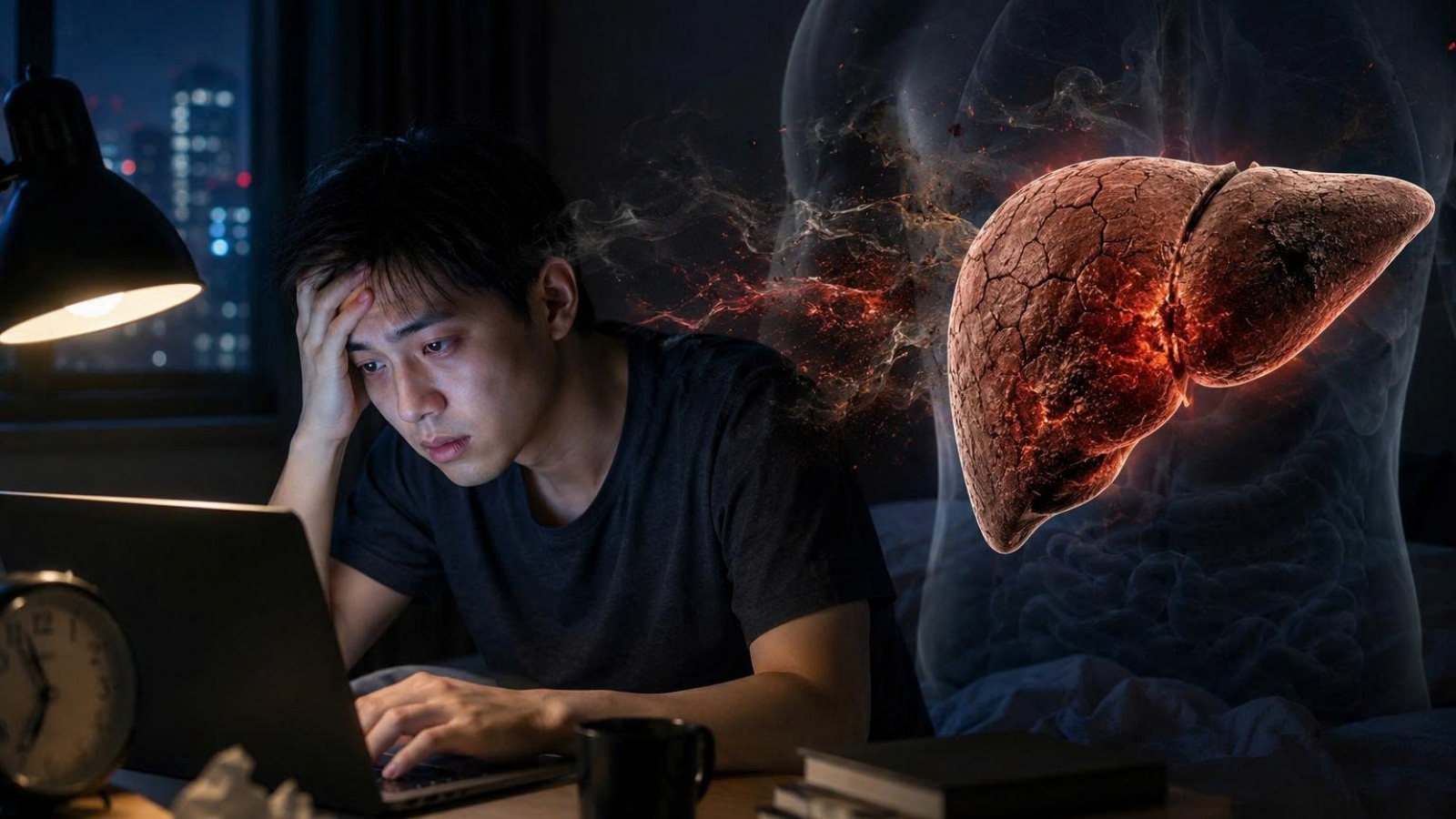 Thức khuya đang âm thầm “tàn phá” lá gan của bạn như thế nào?