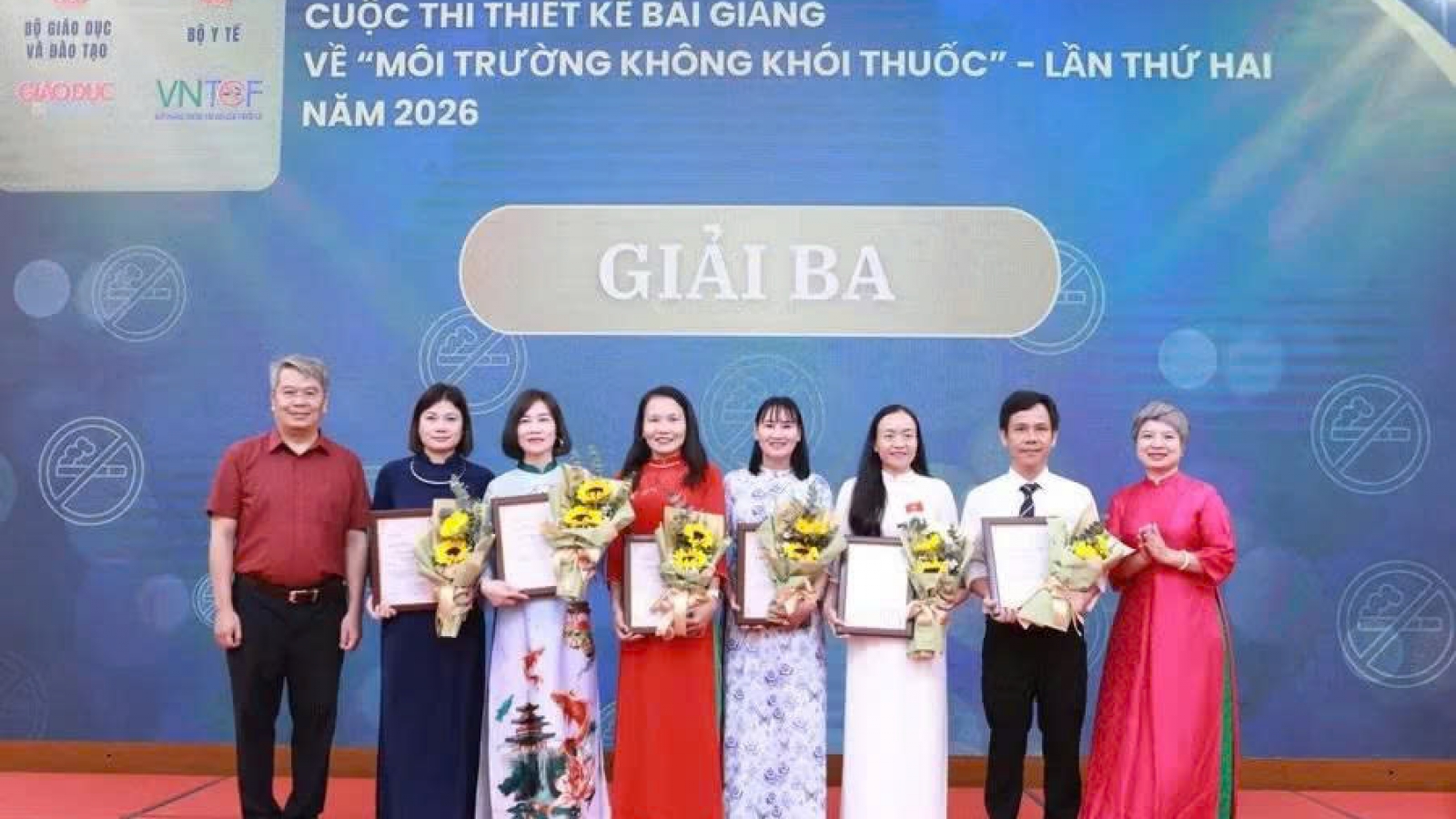 Trao giải cuộc thi thu hút gần 4.500 bài giảng về "Môi trường không khói thuốc"