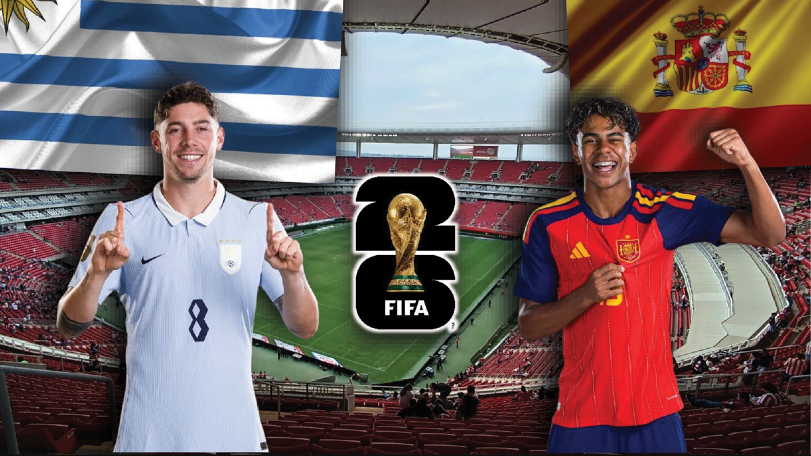 Dự đoán kết quả và đội hình ra sân trận Uruguay vs Tây Ban Nha World Cup 2026