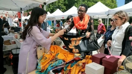 Vietnamese cuisine and handicrafts impress at UN International Bazaar 2026