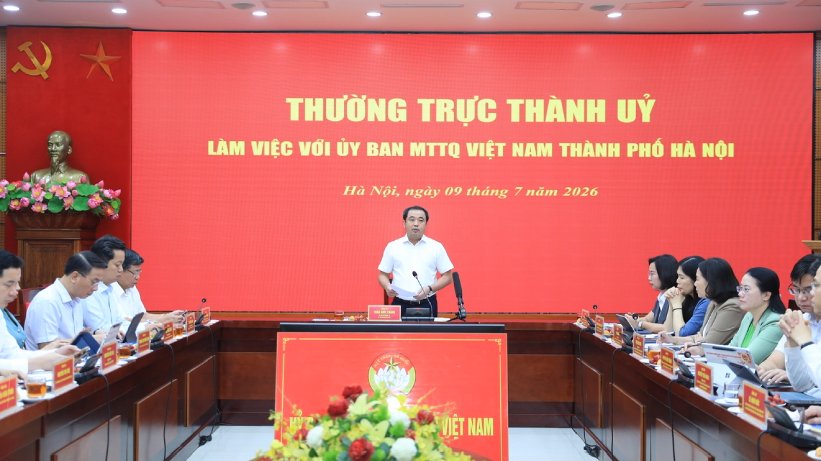 Bí thư Hà Nội: Phát hiện tiêu cực thì mặt trận phản ánh ngay bằng văn bản