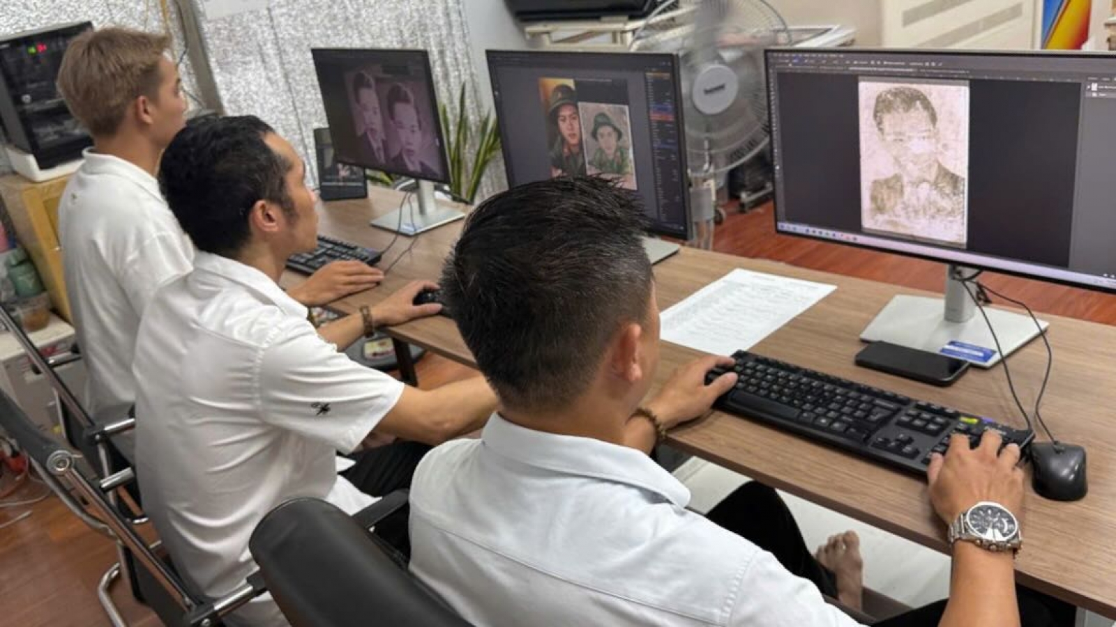 Phục dựng ảnh liệt sĩ miễn phí ở TP.HCM