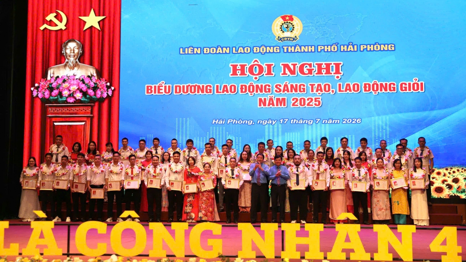Hải Phòng biểu dương các điển hình “Lao động giỏi, Lao động sáng tạo”