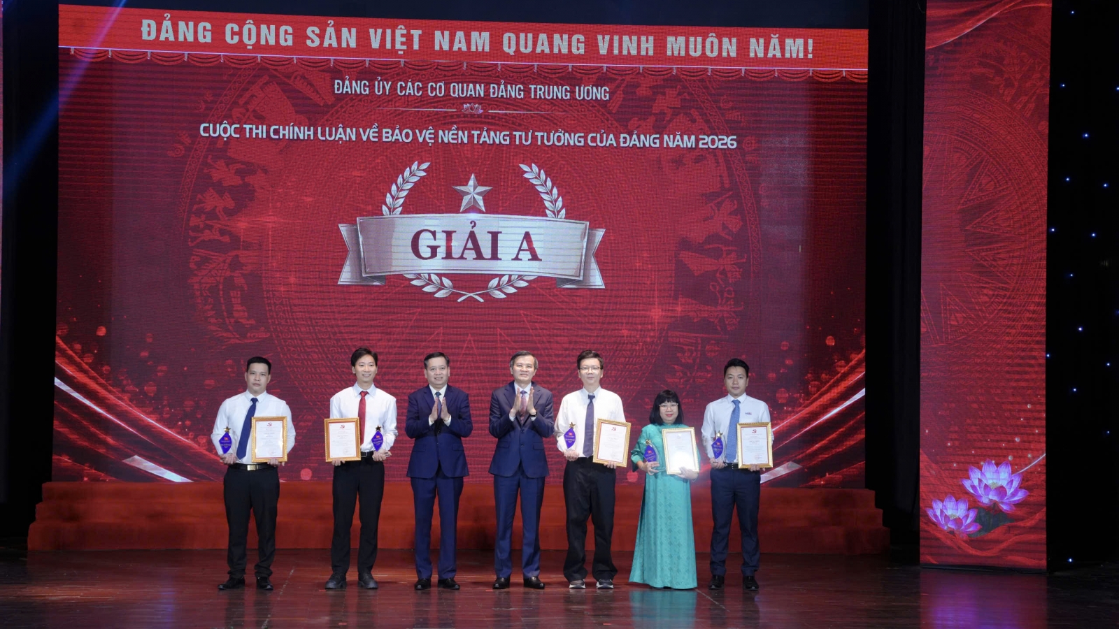 Trao 34 giải thưởng Cuộc thi chính luận về bảo vệ nền tảng tư tưởng của Đảng