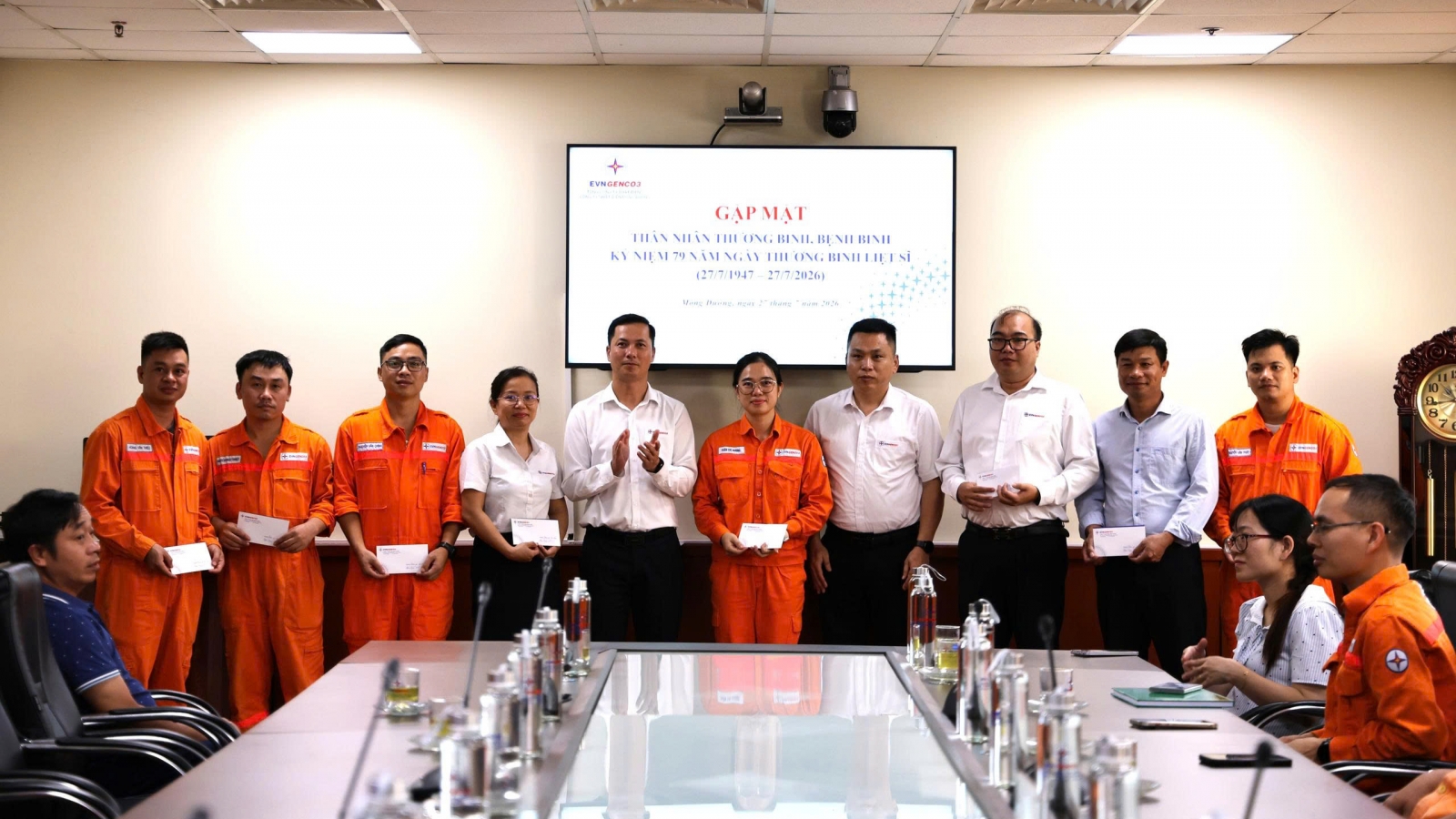 Công ty Nhiệt điện Mông Dương tri ân kỷ niệm 79 năm ngày thương binh – liệt sĩ