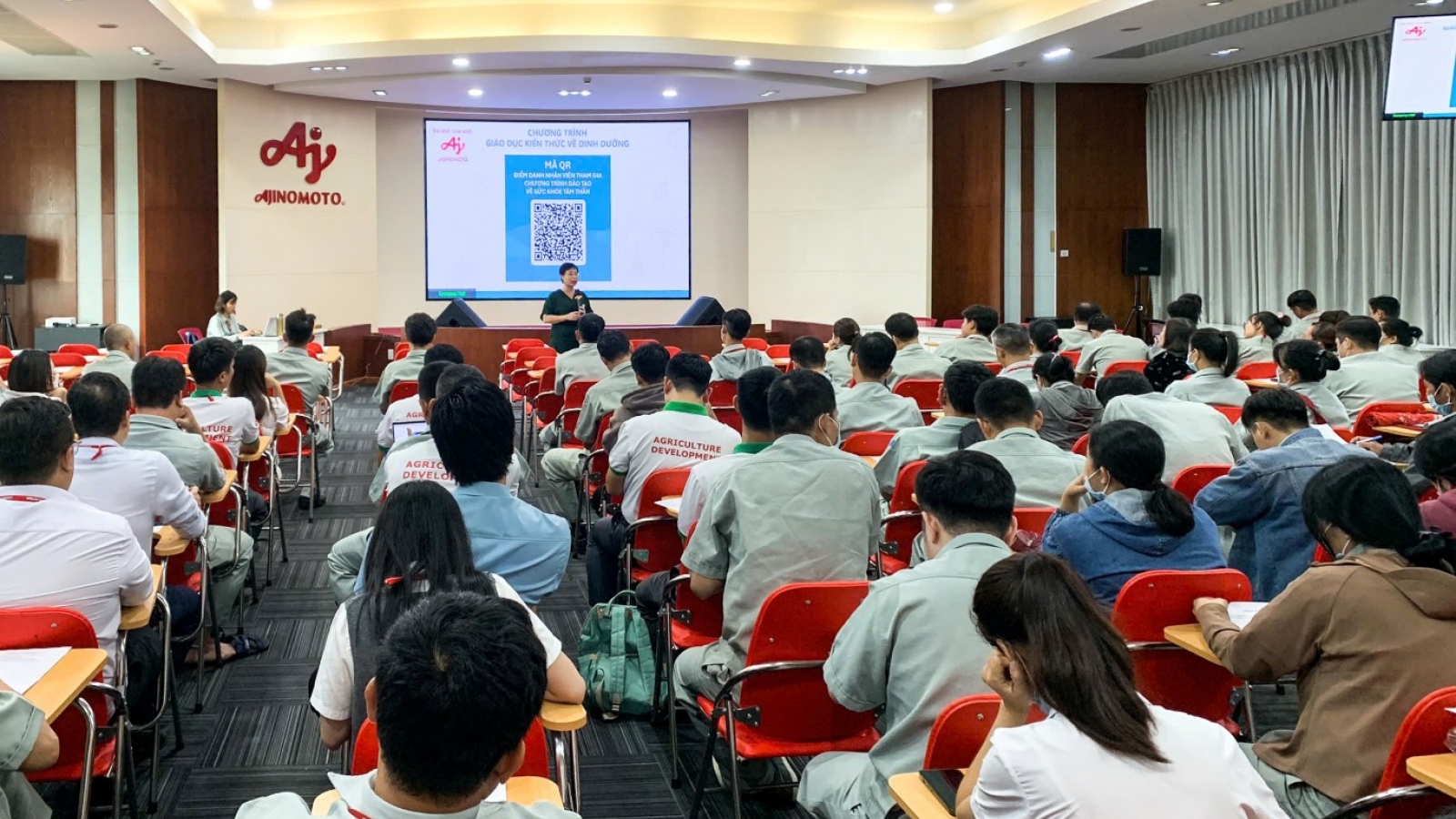 Ajinomoto Việt Nam kiến tạo môi trường làm việc khỏe mạnh với 4 nội dung cốt lõi