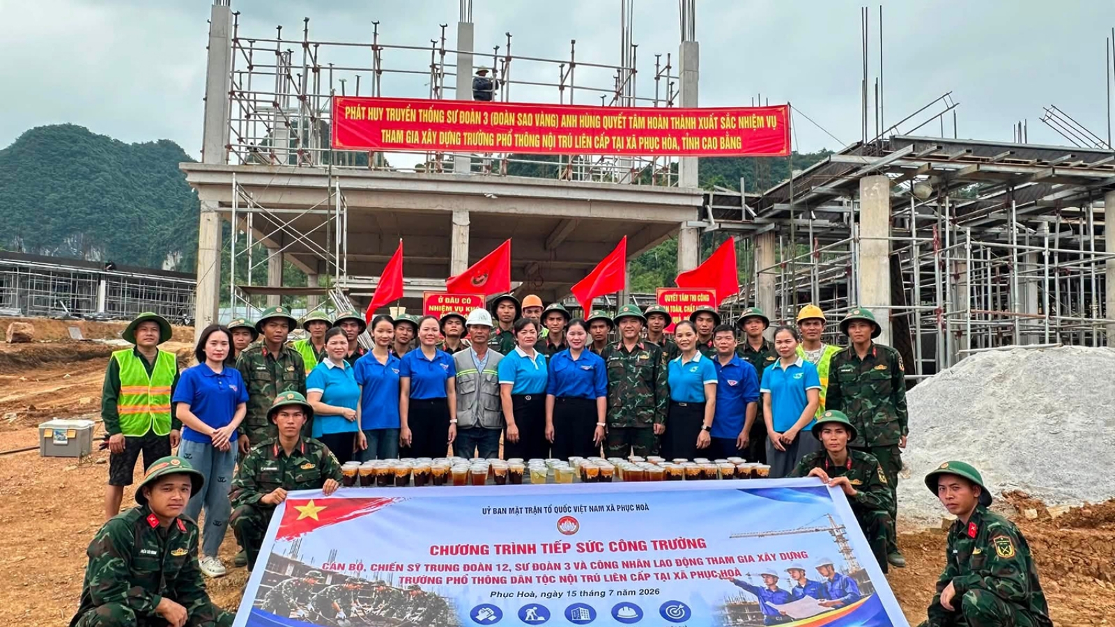 Cao Bằng: Cả vùng biên chung tay xây dựng một ngôi trường