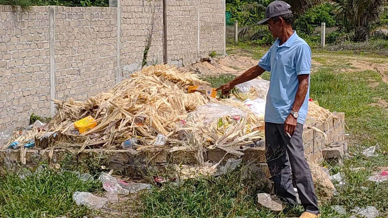 Cần xử lý dứt điểm lượng rác thu gom tại bãi đá 7 màu ở Lâm Đồng