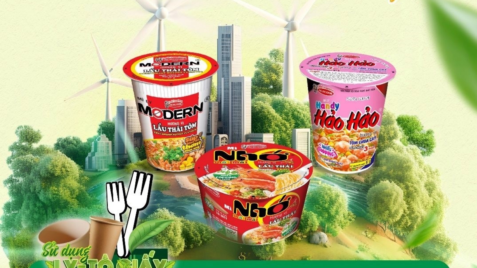 Acecook Việt Nam: Hành trình phát triển bền vững, chung tay vì một hành tinh xanh