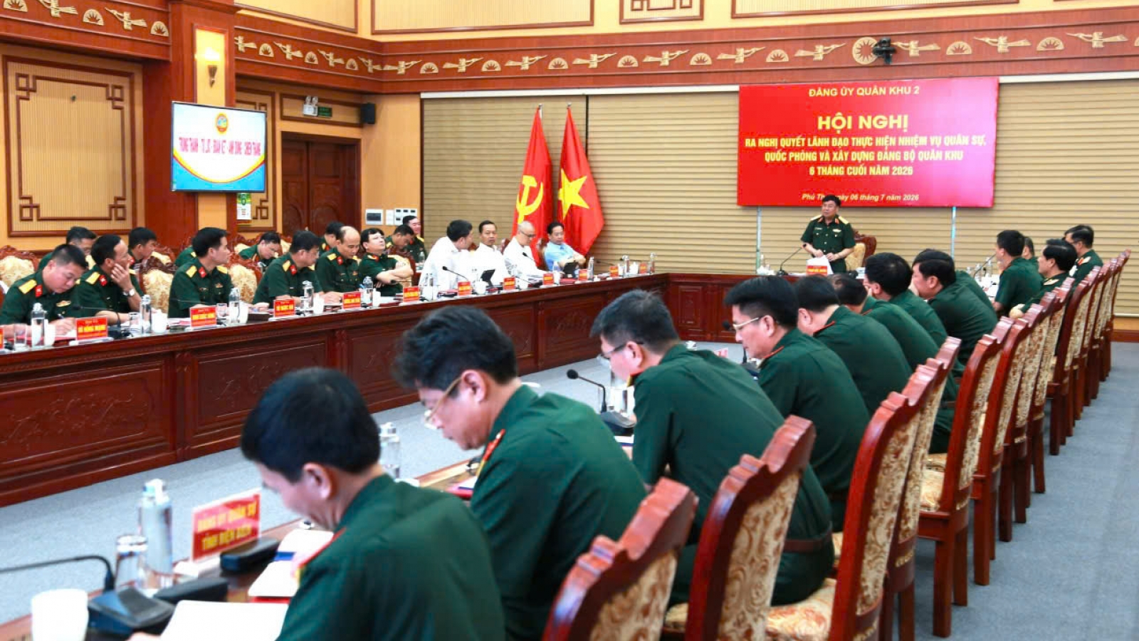 Đảng ủy Quân khu 2 ra nghị quyết lãnh đạo thực hiện nhiệm vụ 6 tháng cuối năm