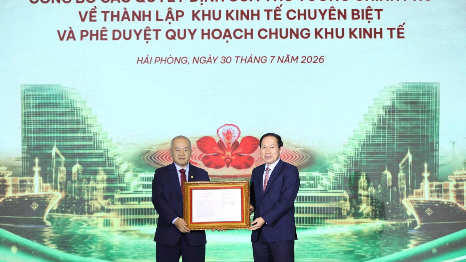 Phó Thủ tướng Lê Tiến Châu dự Lễ khởi động Khu Thương mại tự do Hải Phòng