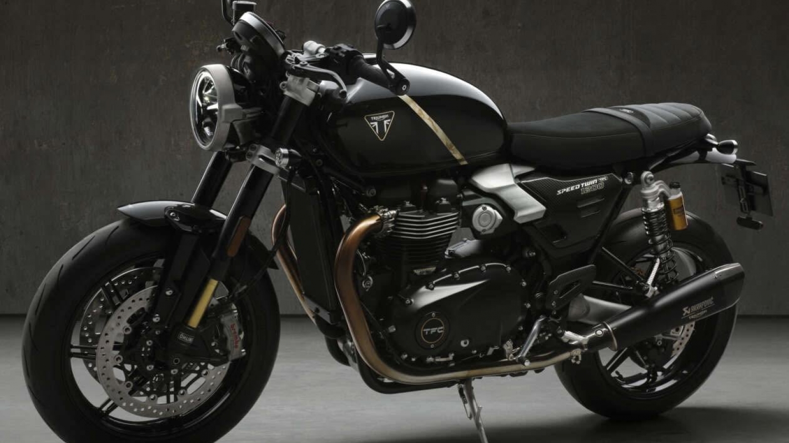 Mô tô Triumph Speed Twin 1200 TFC 2027 giới hạn 750 chiếc, động cơ 1.200 cc