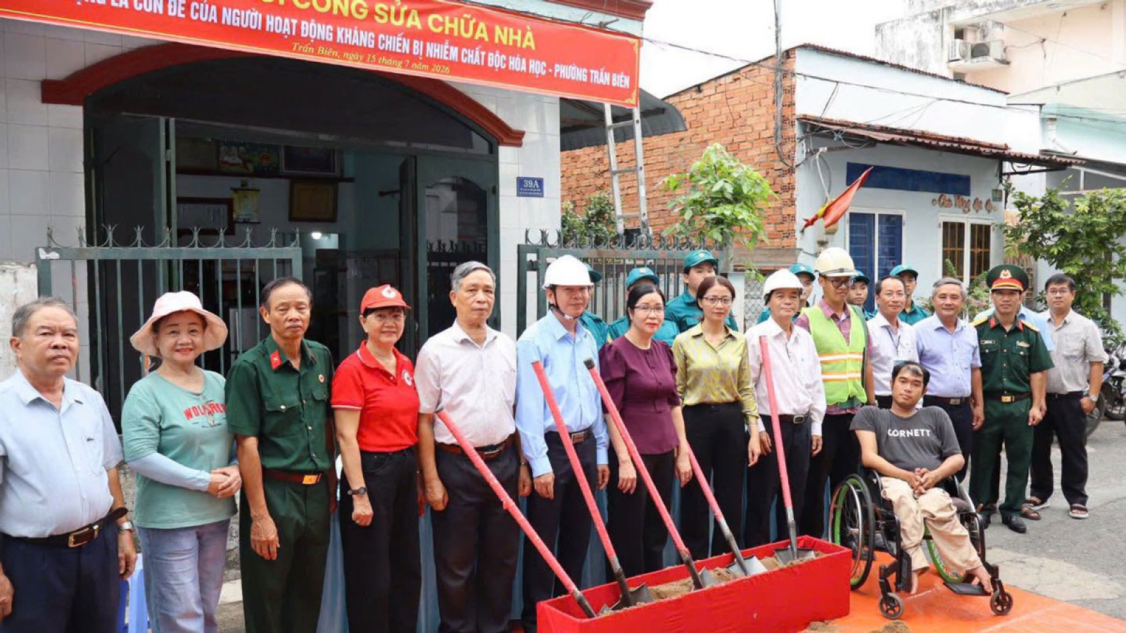 Đồng Nai sửa chữa loạt nhà ở dột nát cho con đẻ người nhiễm chất độc hóa học