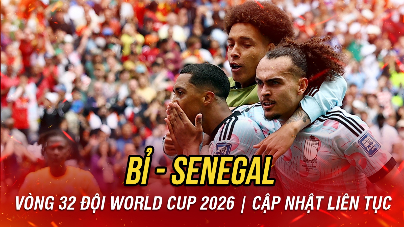Trực tiếp Bỉ 2-2 Senegal: Hai đội phân định chiến thắng trong hiệp phụ