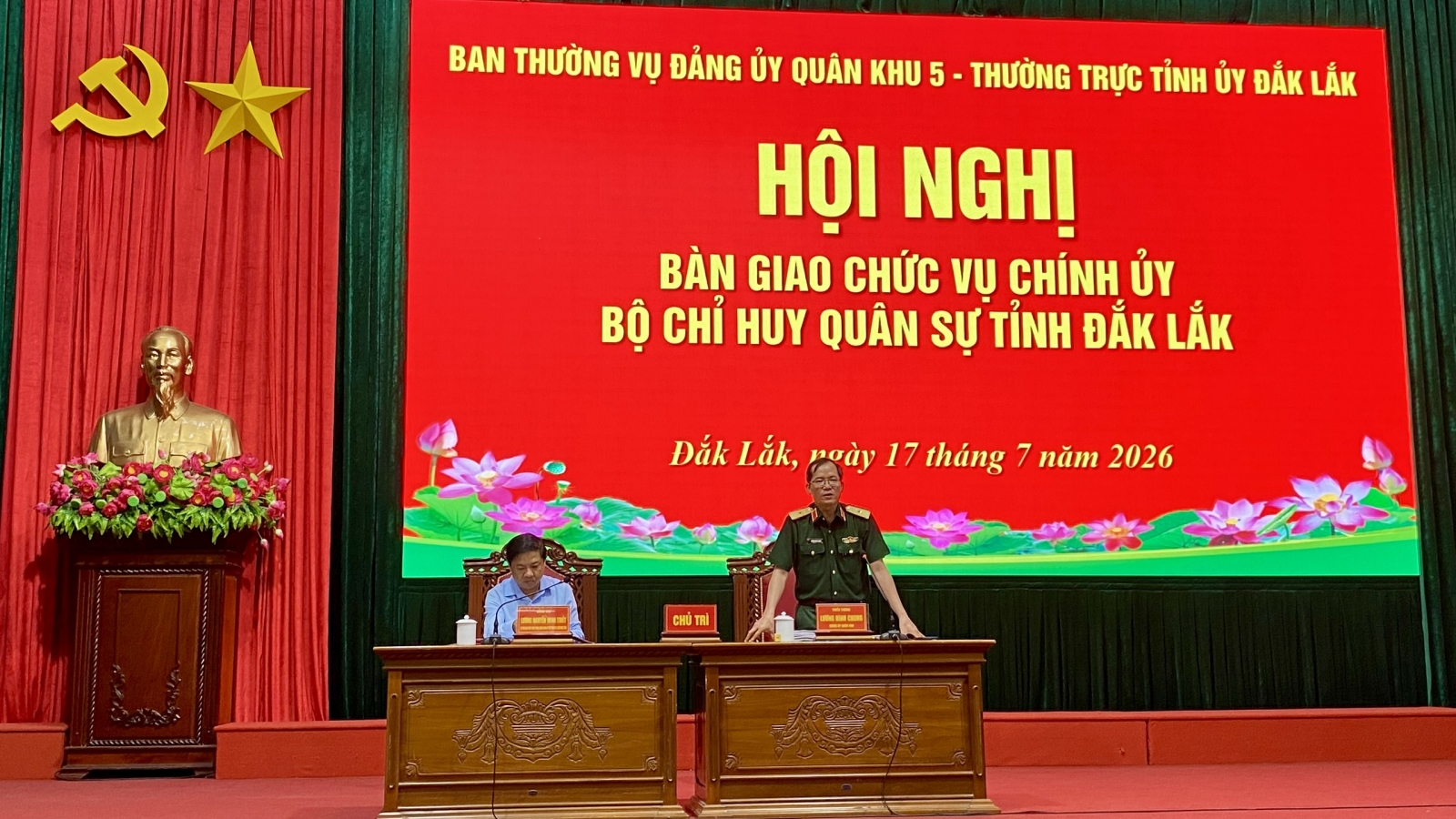 Đắk Lắk có tân Chính ủy Bộ Chỉ huy Quân sự tỉnh
