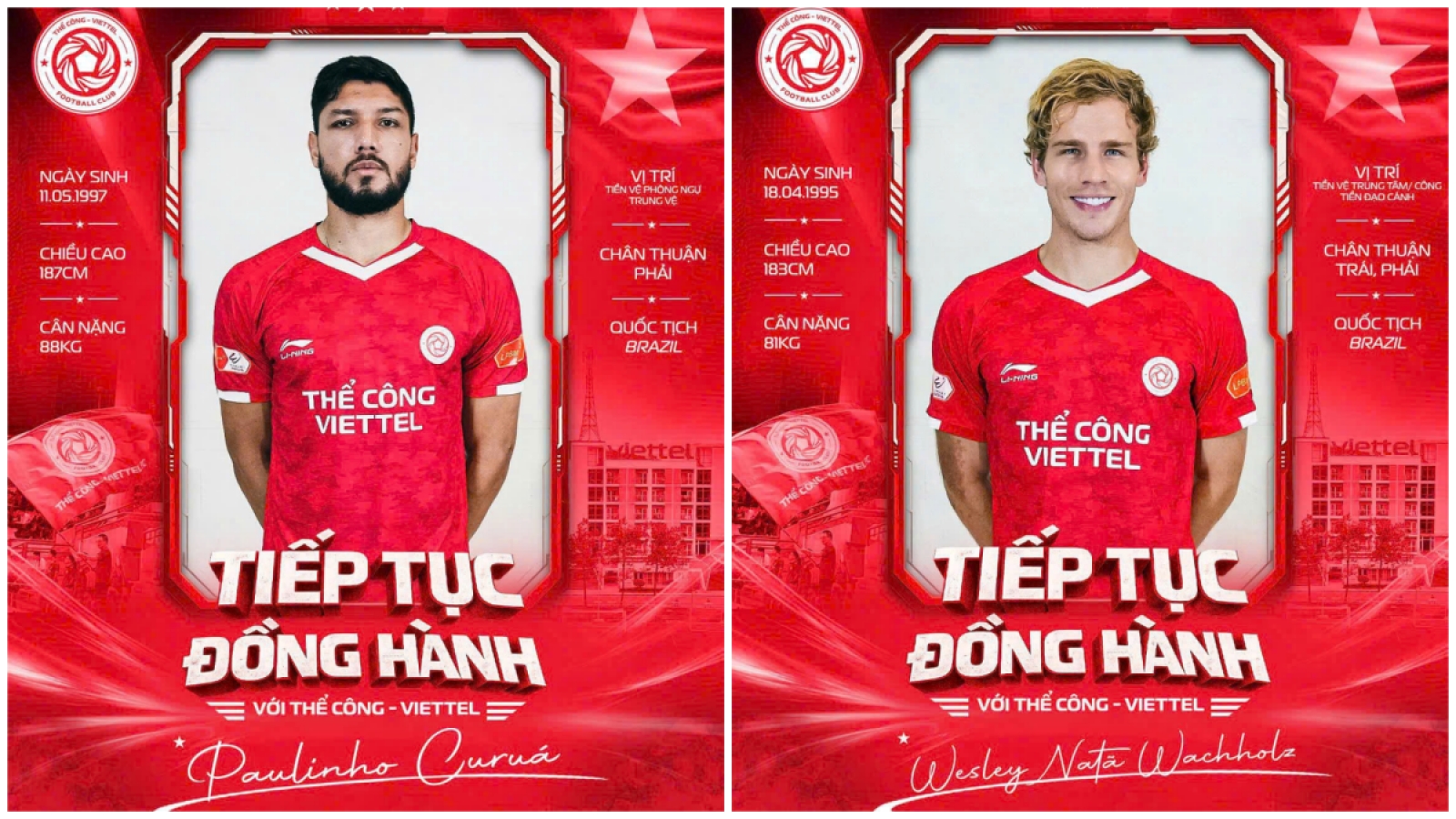 Chuyển nhượng V-League 2026/2027: Thể Công Viettel ký hai hợp đồng chất lượng
