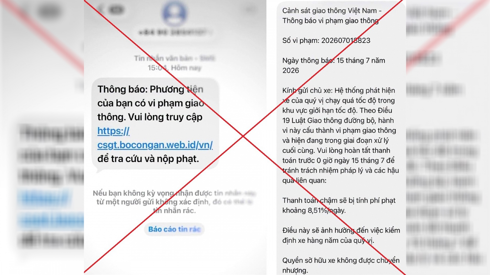 Công an Hà Nội cảnh báo chiêu giả mạo phạt nguội để chiếm đoạt tài sản