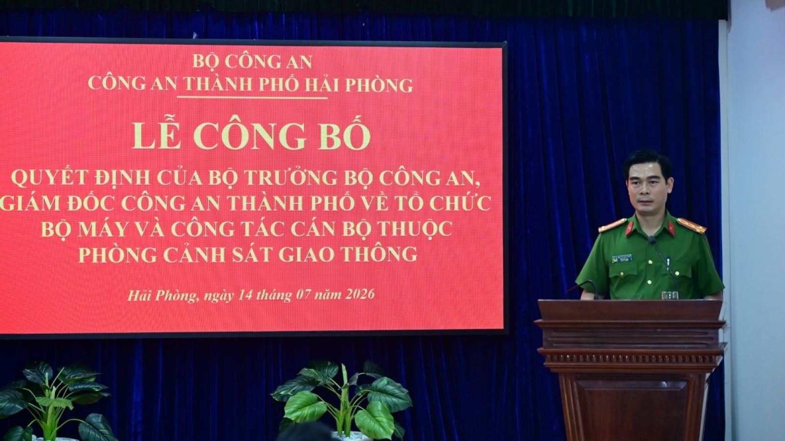 Công an Hải Phòng giảm 8 đơn vị trực thuộc Phòng Cảnh sát giao thông