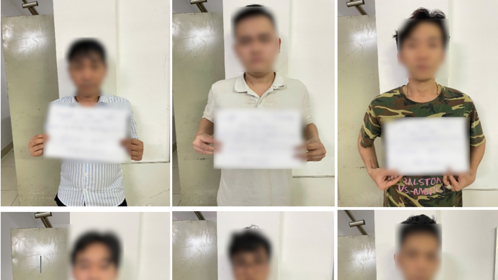 Bắt quả tang các đối tượng đánh bạc bằng hình thức cá độ bóng đá trực tuyến