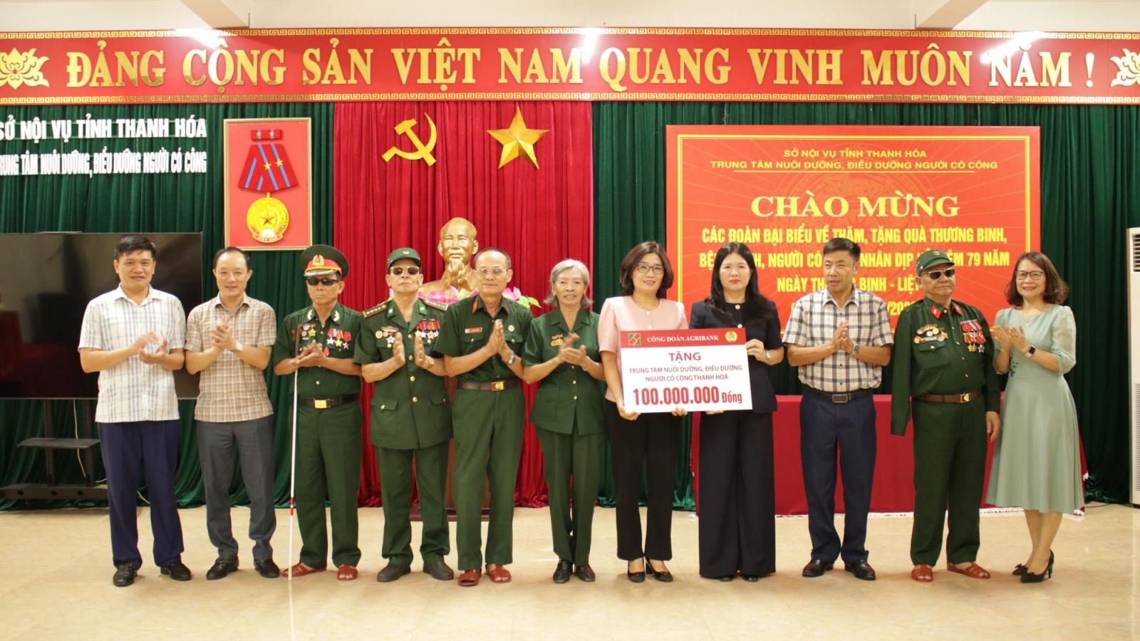 Agribank lan tỏa nghĩa tình tri ân thương binh - liệt sĩ, người có công