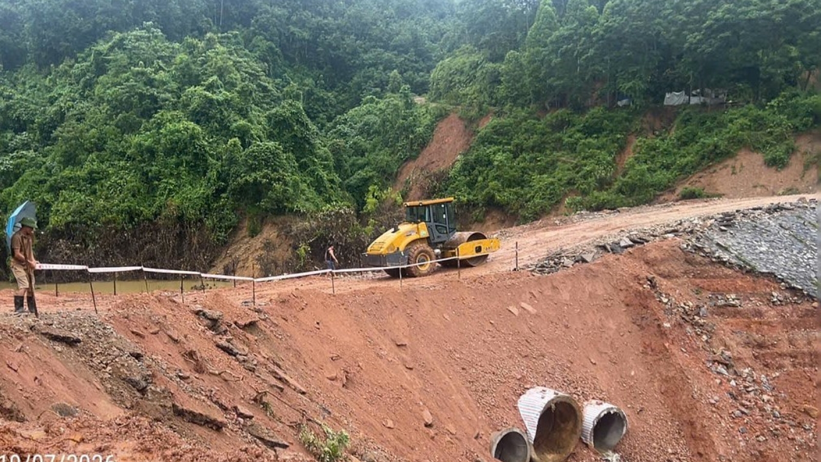 Thông xe trên Quốc lộ 12, nối 2 tỉnh Lai Châu - Điện Biên