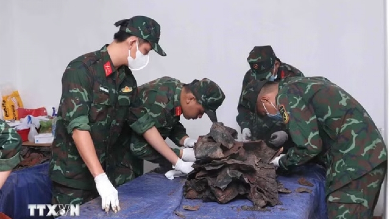 Remains of 100 fallen soldiers recovered at HCM City park