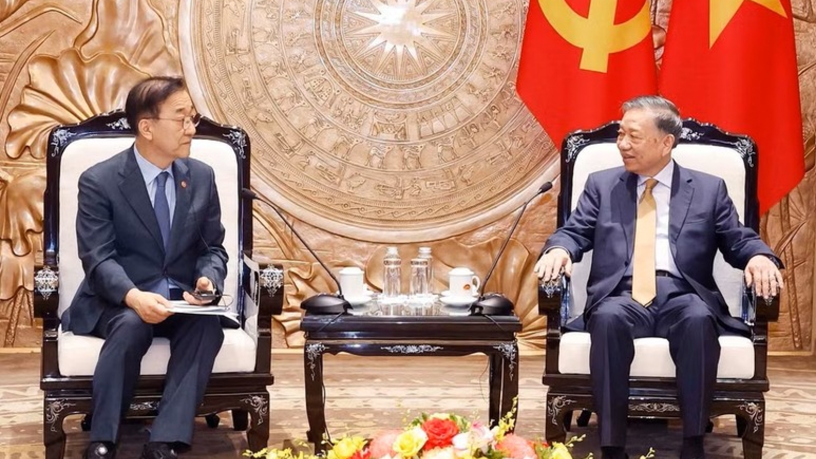 Top leader expects stronger partnership with RoK toward US$150 bil trade target