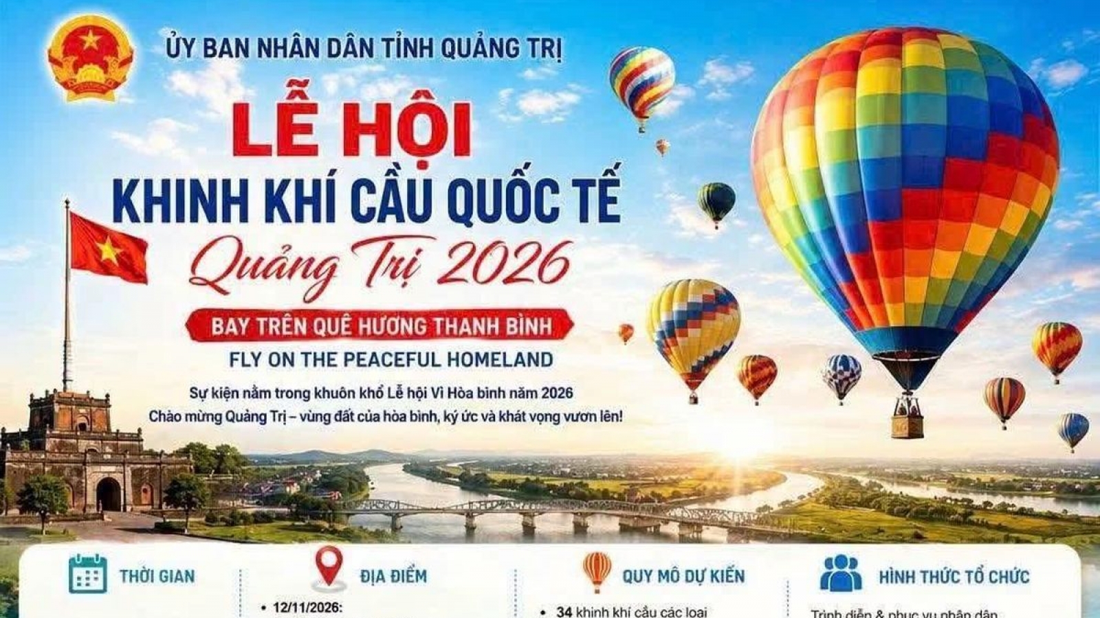 Quang Tri’s sky to light up with international hot air balloon festival in November