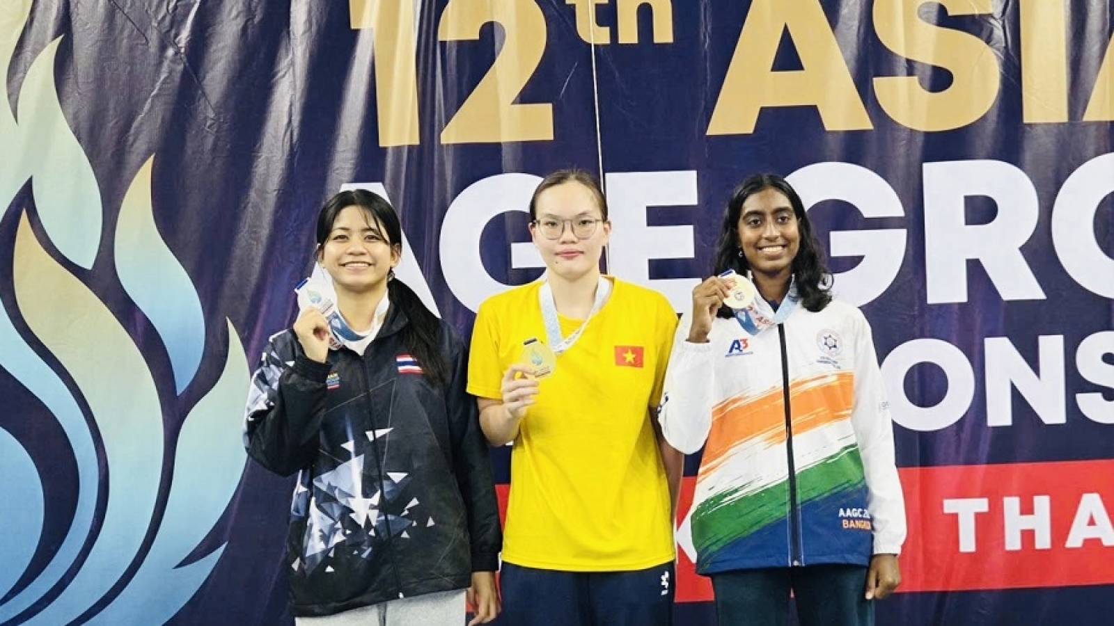 National swimming team finishes fourth at Asian Age Group Championships with 14 golds