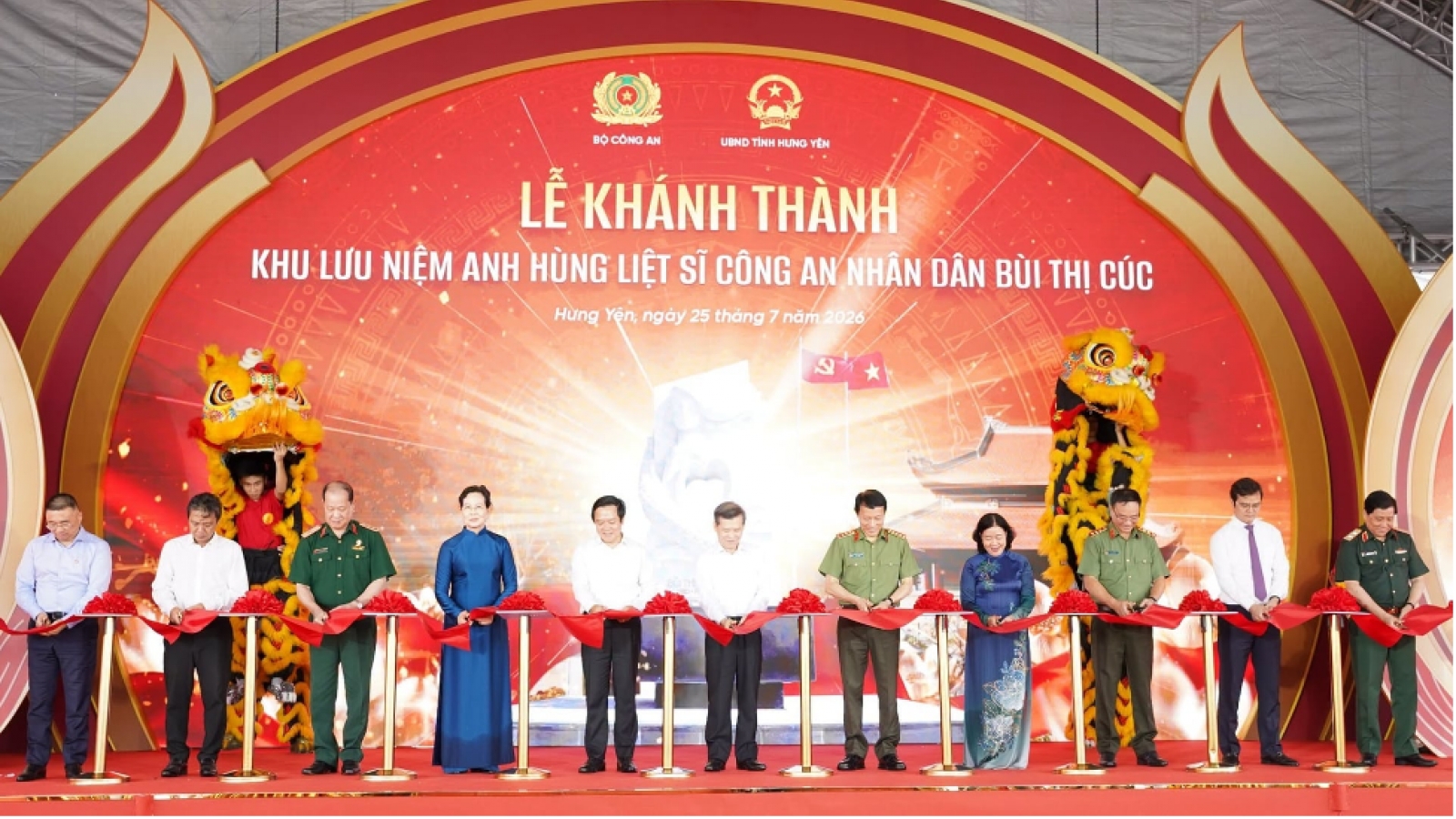 Hưng Yên khánh thành Khu lưu niệm nữ Anh hùng liệt sĩ được Bác Hồ tặng 6 chữ vàng