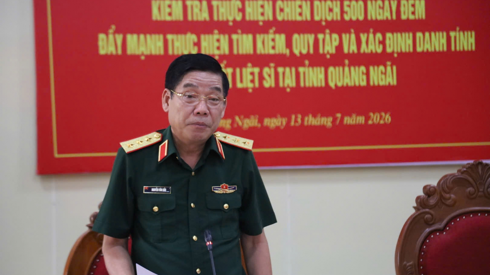 Khẩn trương rà soát, xác minh 6 khu vực nghi có hài cốt liệt sĩ tại Quảng Ngãi