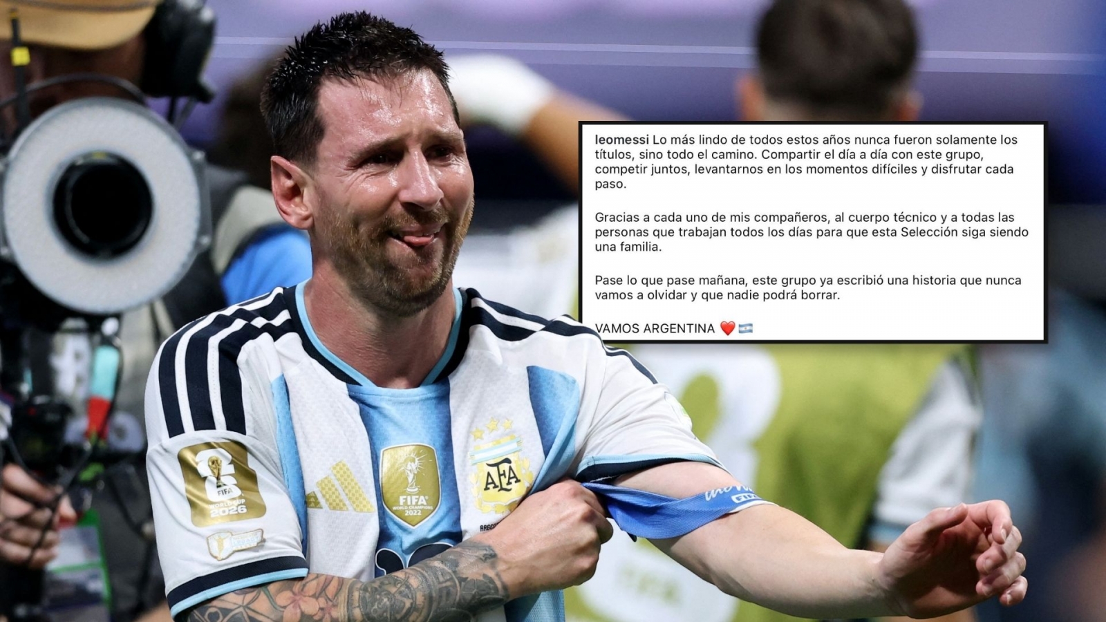 Lionel Messi viết tâm thư xúc động trước trận chung kết World Cup 2026