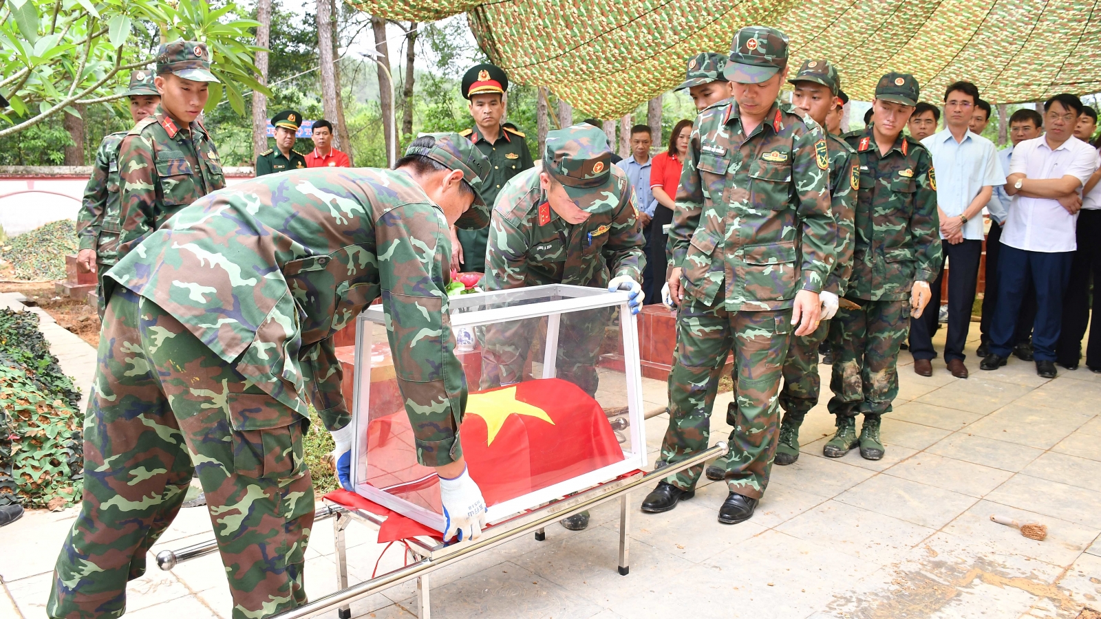 Lai Châu quy tập 47 hài cốt liệt sĩ hy sinh trong trận đánh năm 1951