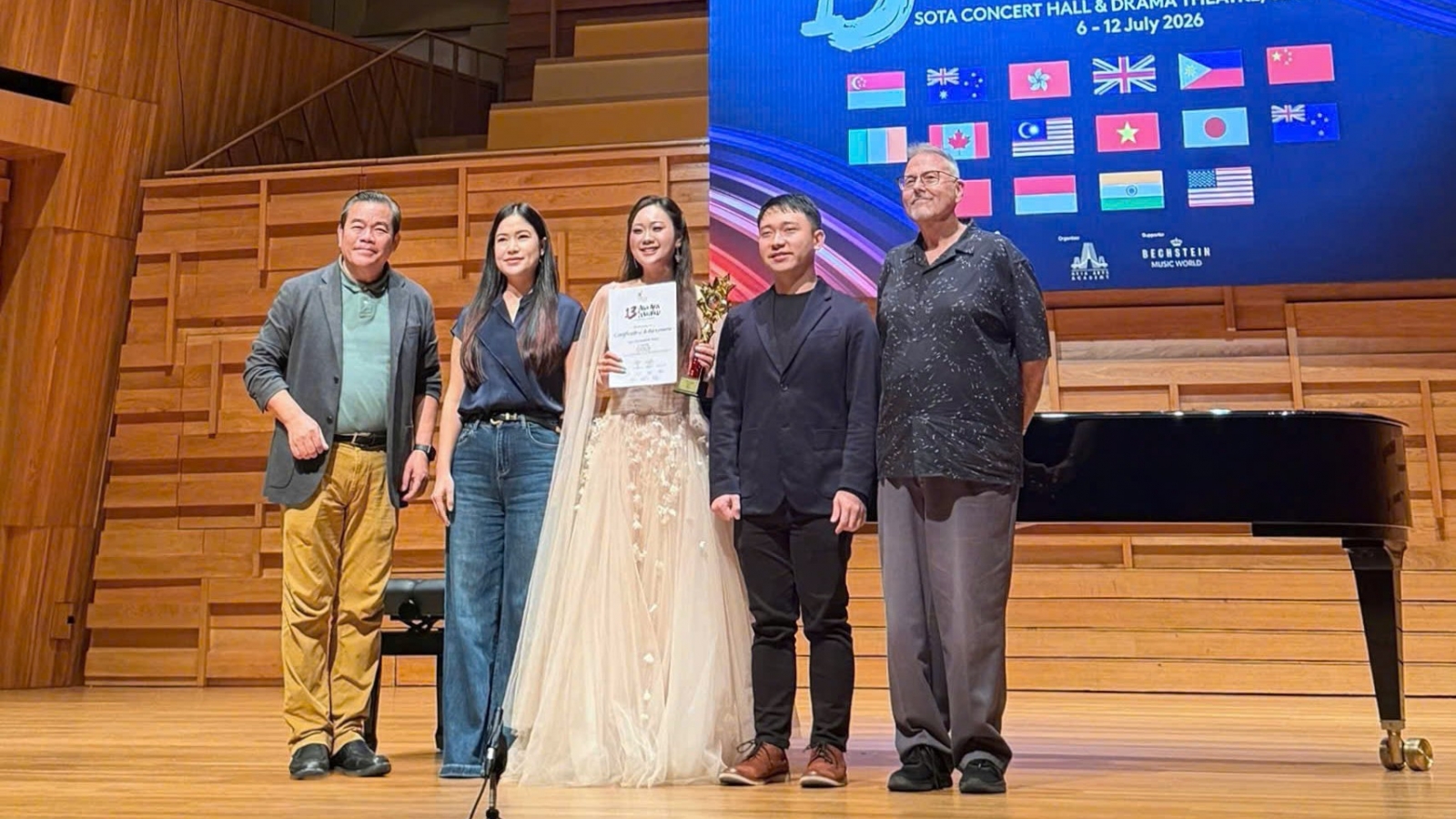 Nữ sinh Việt giành giải Vàng Asia Arts Festival 2026 với tác phẩm opera kinh điển