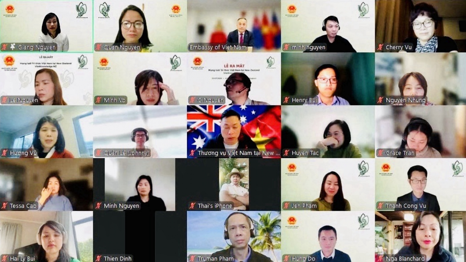Ra mắt Mạng lưới Tri thức Việt Nam tại New Zealand