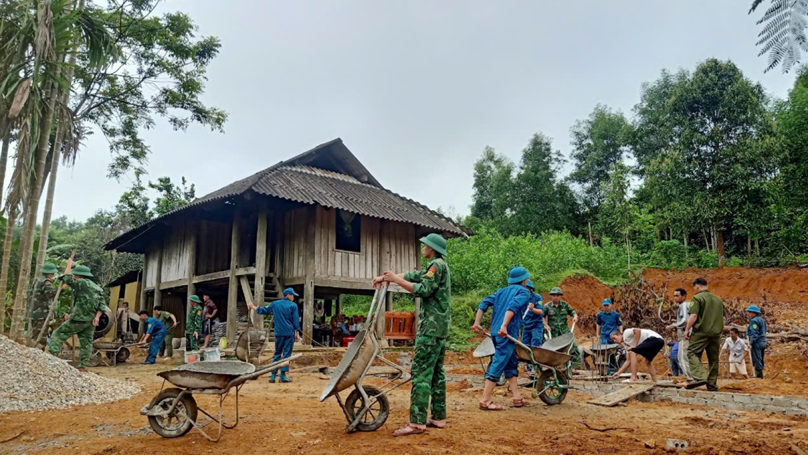 Nghĩa tình người lính trên những mái ấm tri ân