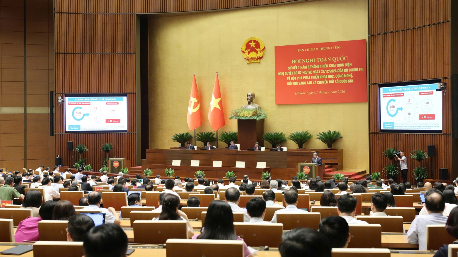 Sơ kết thực hiện Nghị quyết số 57: Kinh tế số đạt 14% GDP, hơn 84% nhiệm vụ hoàn thành đúng hạn