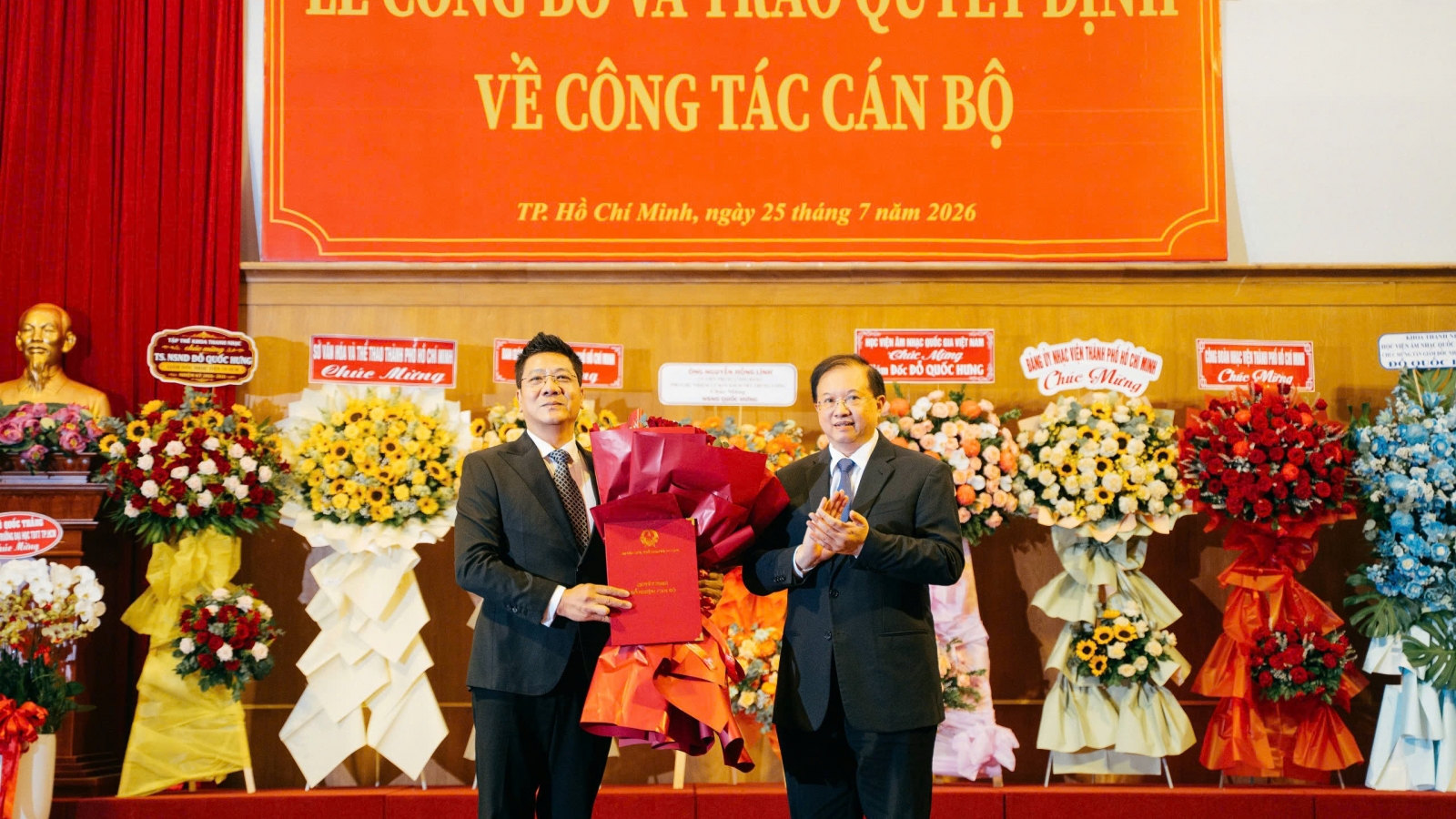 NSND Đỗ Quốc Hưng được bổ nhiệm làm Giám đốc Nhạc viện TP.HCM