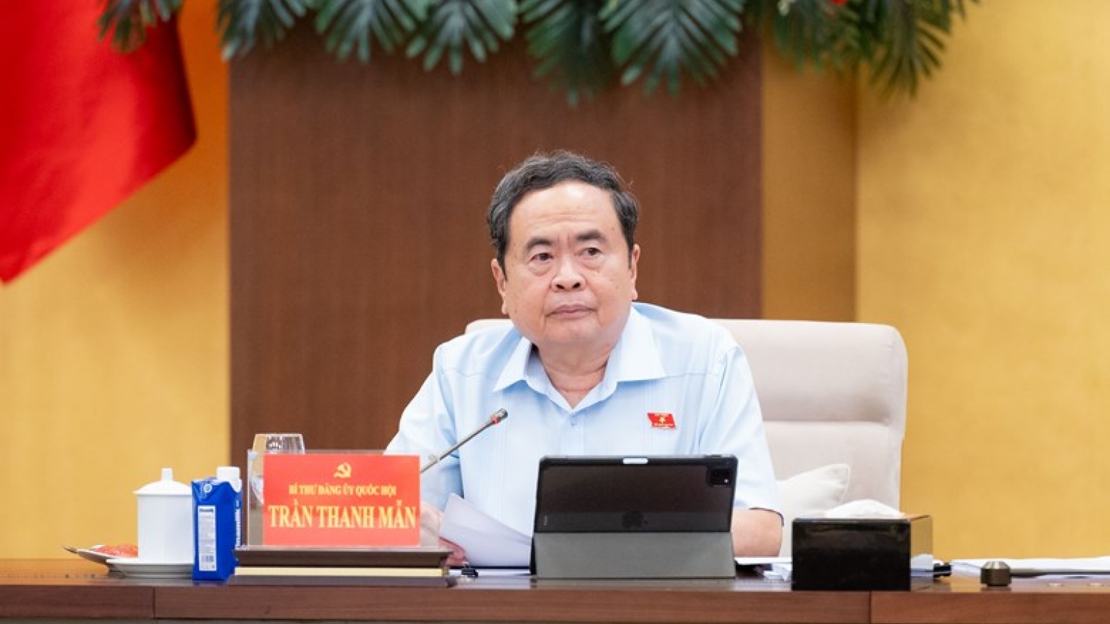 Chủ tịch Quốc hội chủ trì hội nghị về sắp xếp bộ máy, công tác cán bộ