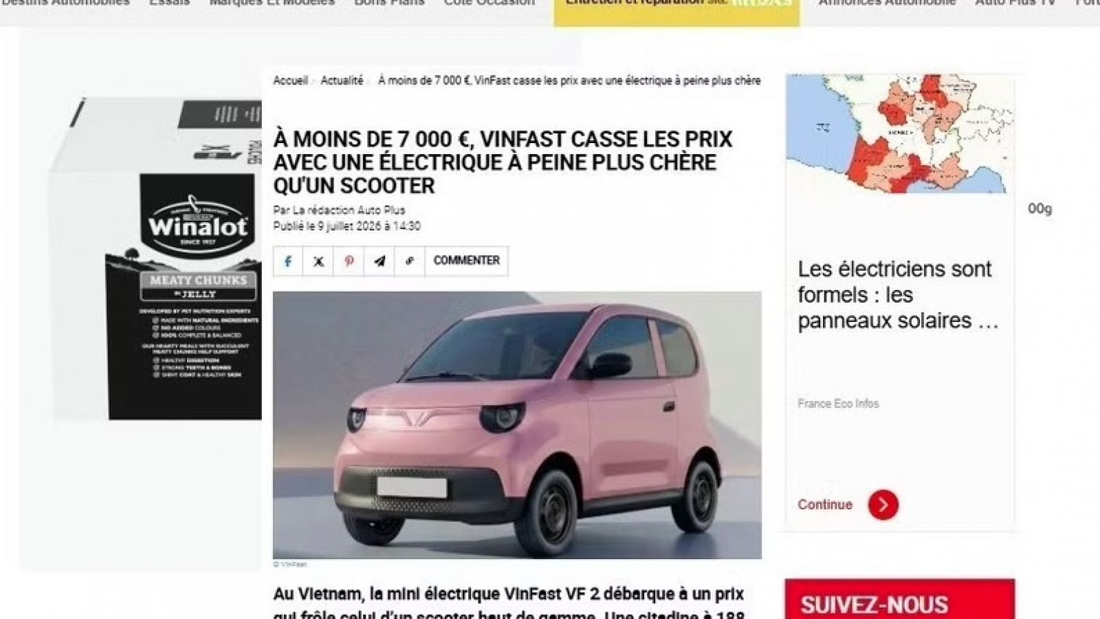 French magazine highlights VinFast's rapid growth